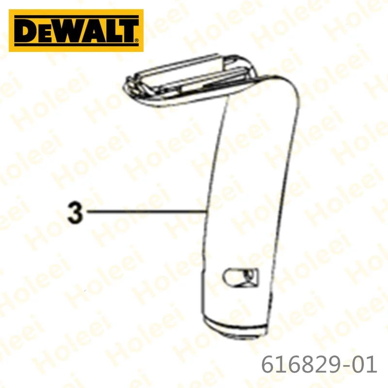 Handle cover FOR DEWALT DW293 DW292 DW130  DW294 DWM120K 616829-01