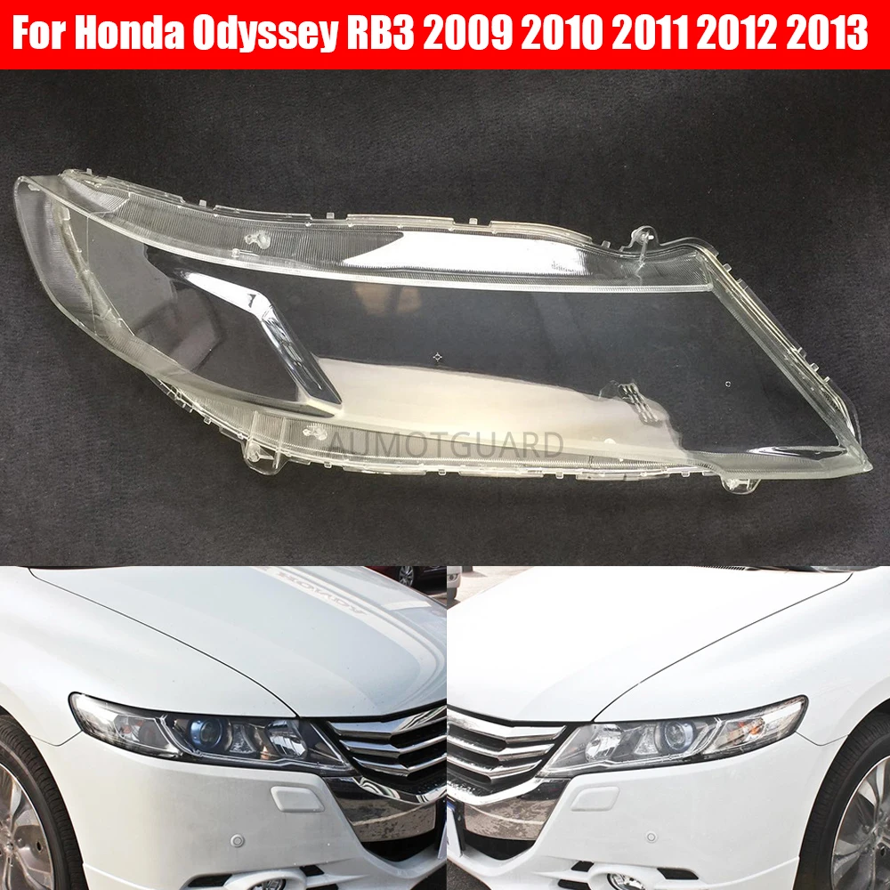 

Car Headlamp Lens For Honda Odyssey RB3 2009 2010 2011 2012 2013 Car Replacement Lens Auto Shell Cover