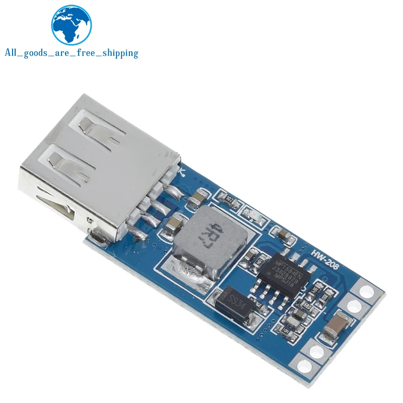 TZT 1/3PCS 9V/12V/24V zu 5V DC-DC step-down auto ladegerät USB auto ladegerät 3A ausgang buck regler netzteil modul – Detail 4