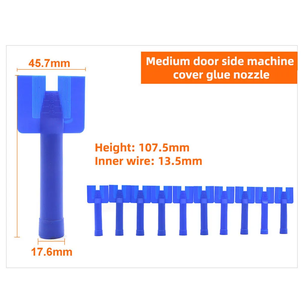 10 stücke Pneumatische Klebepistole Düse Zubehör 6/8/10 MM Edelstahl Kleber Düse Weiche & Harte kleber Düse Adapter Set Kleber Düse – Detail 4