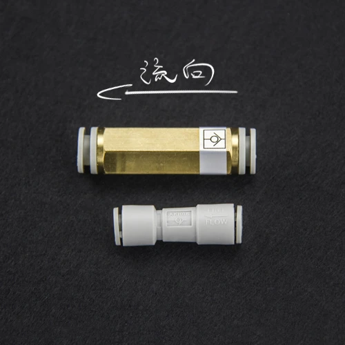 J&Y Check Valve AK Series AKH AKB male female thread One-touch fitting Air Pneumatic Tube connector Fittings 4mm 6mm 8mm
