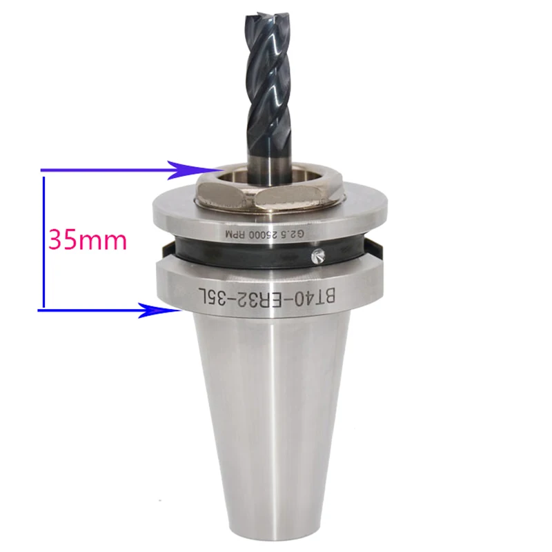 SK40 CAT4 BT40 ER32 35L BT30 ER32 DIN69871 holders short cone toolholder nuts built-inside chuck for CNC lathe machine
