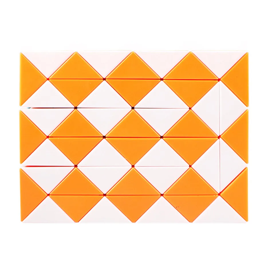 QIYI 48 segmentos serpiente mágica regla cubo rompecabezas velocidad cubos antiestrés Twist plegable juguete profesional para niños cubo mágico