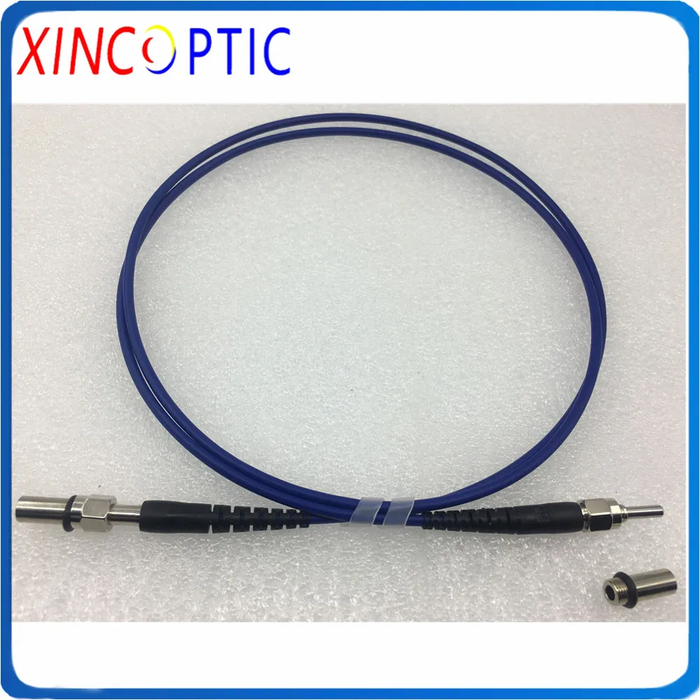 SMA905-SMA905 Silica Core Metal Ferrule Multi Mode Simplex 400um(UV-VIS 200-1100nm,~0.22NA) 1/2/3/5M 3.0mm Armored Patch Cord