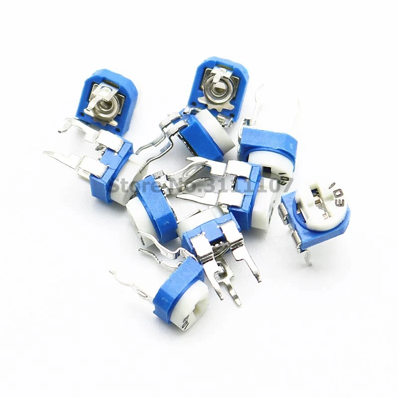 

20PCS/LOT RM065 RM-065 100 200 500 1K 2K 5K 10K 20K 50K 100K 200K 500K 1M ohm Trimpot Trimmer Potentiometer variable resistor