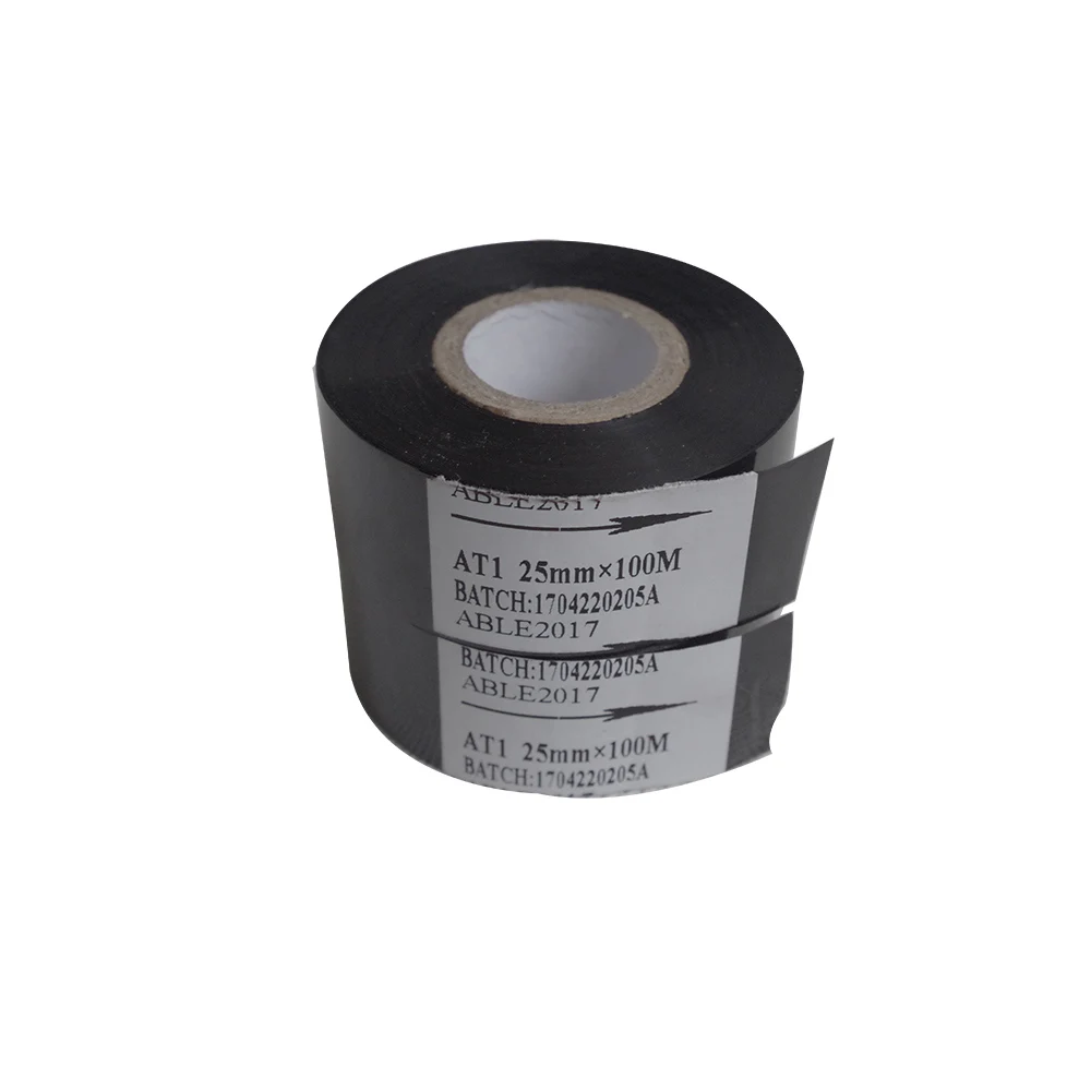 Black color expire date stamp for ribbon printer