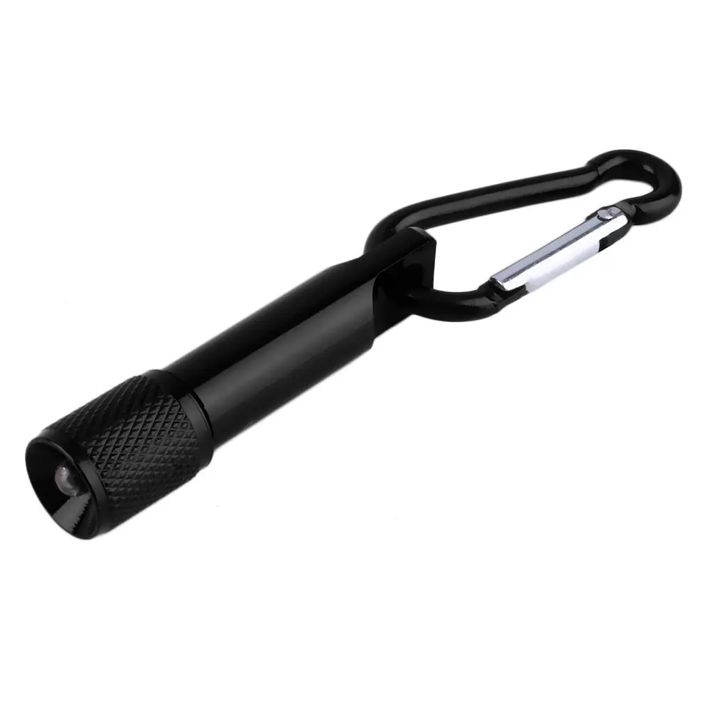 Colorato Super luminoso Mini portatile LED torcia da campeggio portachiavi in alluminio portachiavi LED luce autodifesa torcia lampada da esterno