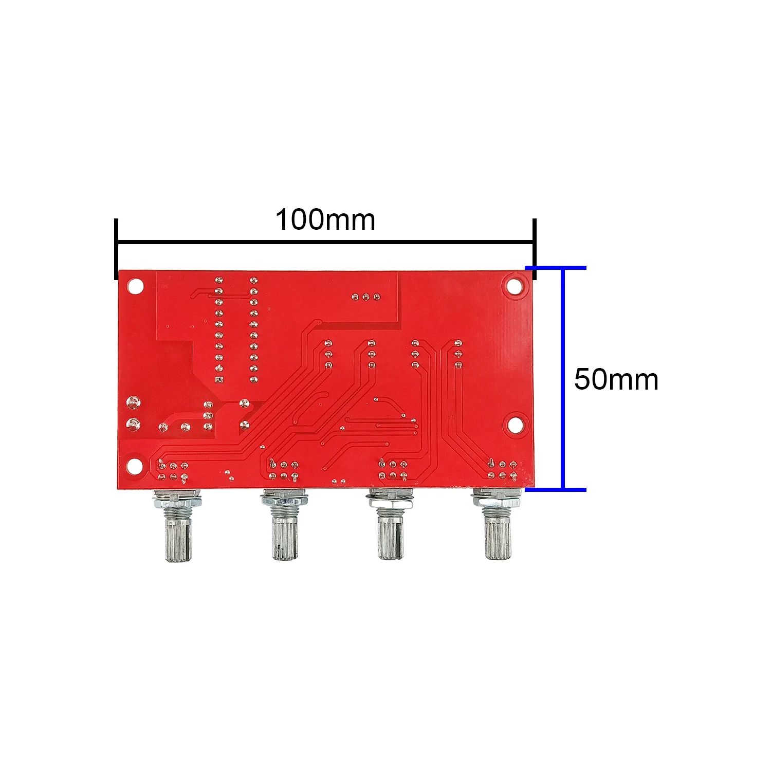 NE5532 4-channel Mixer Audio Mixing Board With BBE Sound Processing JRC2150 Enhance Clarity Treble Bass(4 input 1 output))
