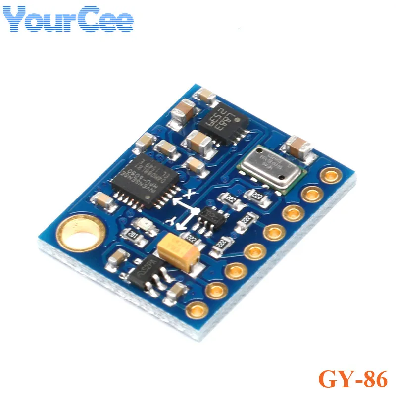 GY-86 10DOF Sensor MS5611 HMC5883L GY 86 MPU6050 Module MWC Flight Control Board 3-5v