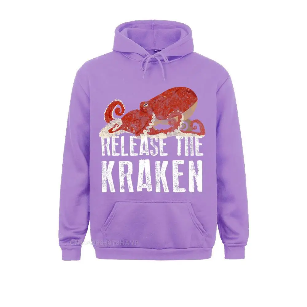 Funny Octopus Shirt Release The Kraken Cool Gift Sweatshirts For Women Cosie Summer Hoodies Long Sleeve Newest Clothes