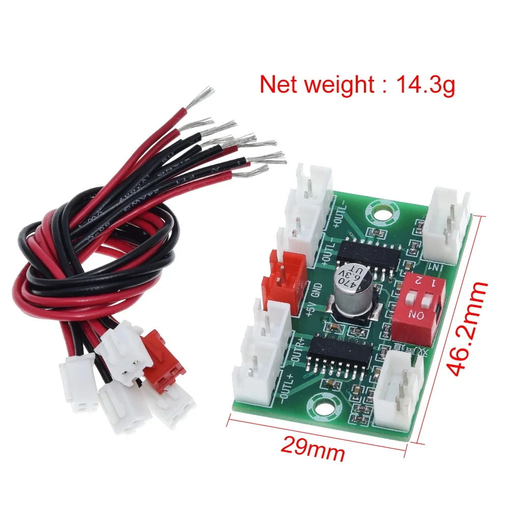1/3 Stück 4*3W PAM8403 4-Kanal Mini Digital Audio Verstärker DIY Modul USB 5V kleiner Stereo-Verstärker Verstärkerplatine XH-A156 – Detail 5