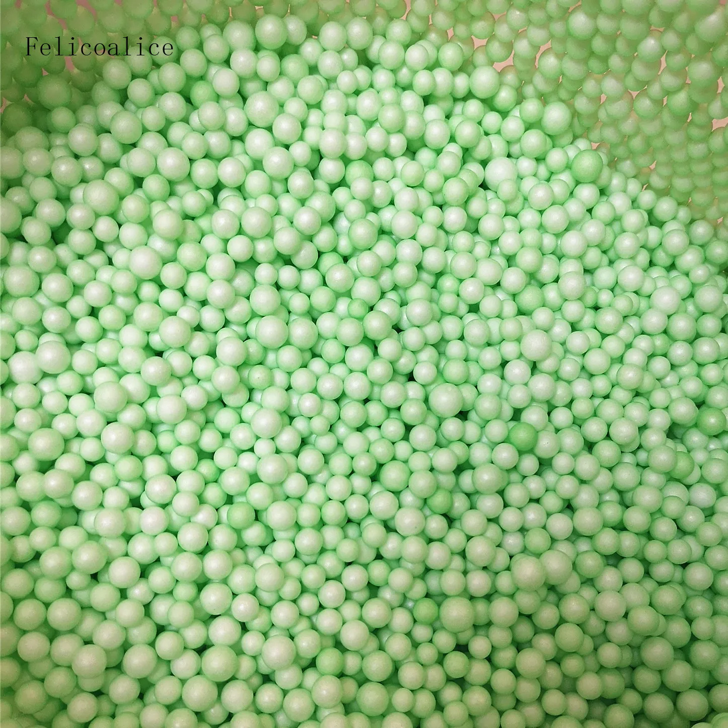 10g 4000pcs Light Green Polystyrene Styrofoam Filler Foam Mini Seed Beads Balls For Jewelry Making Diy Gift Accessories 6-8mm