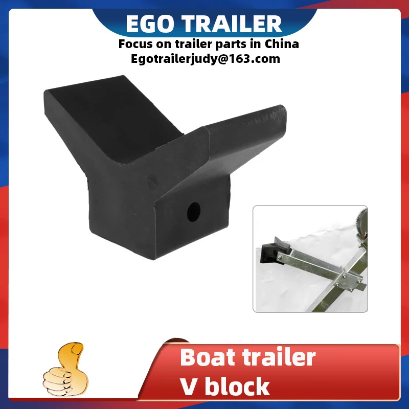 Egotrailer Zwart Rubber Boot Trailer Boog Stop V Blok Roller Rv Onderdelen Camper Caravan Accessoires