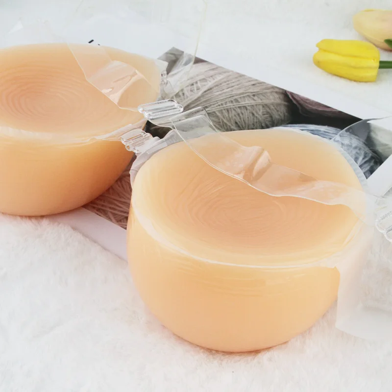 STD Style Fake Silicone Breast Forms Drag Queen for Shemale Cross Dressing Hot Open Boobs Artificial Tear Drop Shape