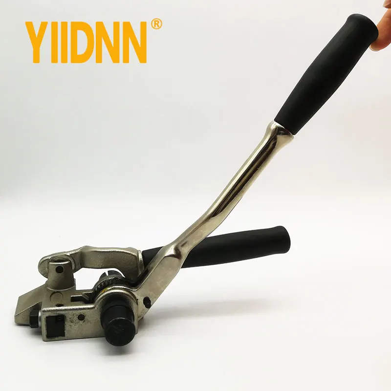 2 In 1 Ratchet Strapping Machine Manual pipe clamps Stainless Steel Tightener Shear Banding Tool YDBT009