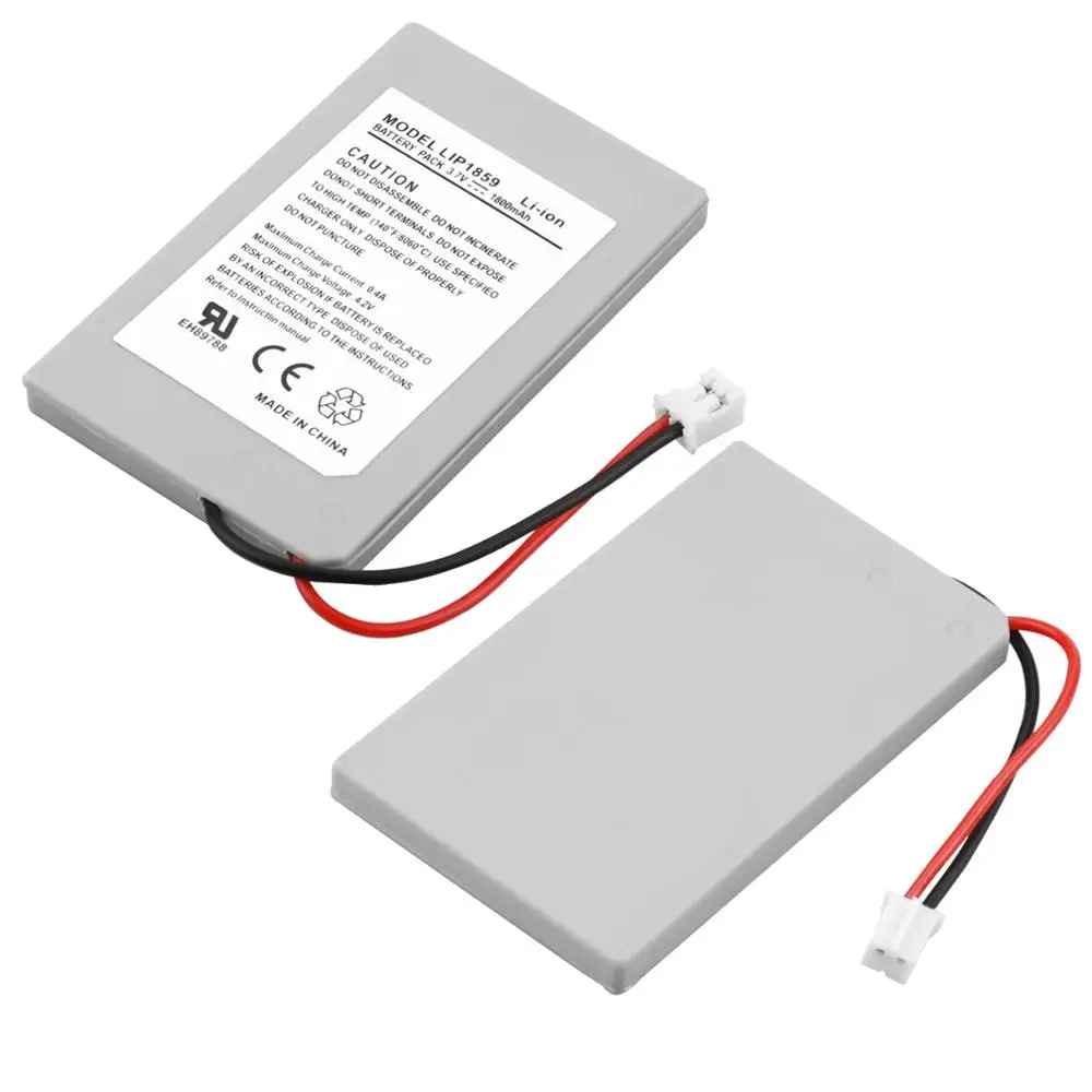 2 x 1800mAh Rechargeable Replacement Battery for PS3 game controller Battery Pack for PS3 gamepad