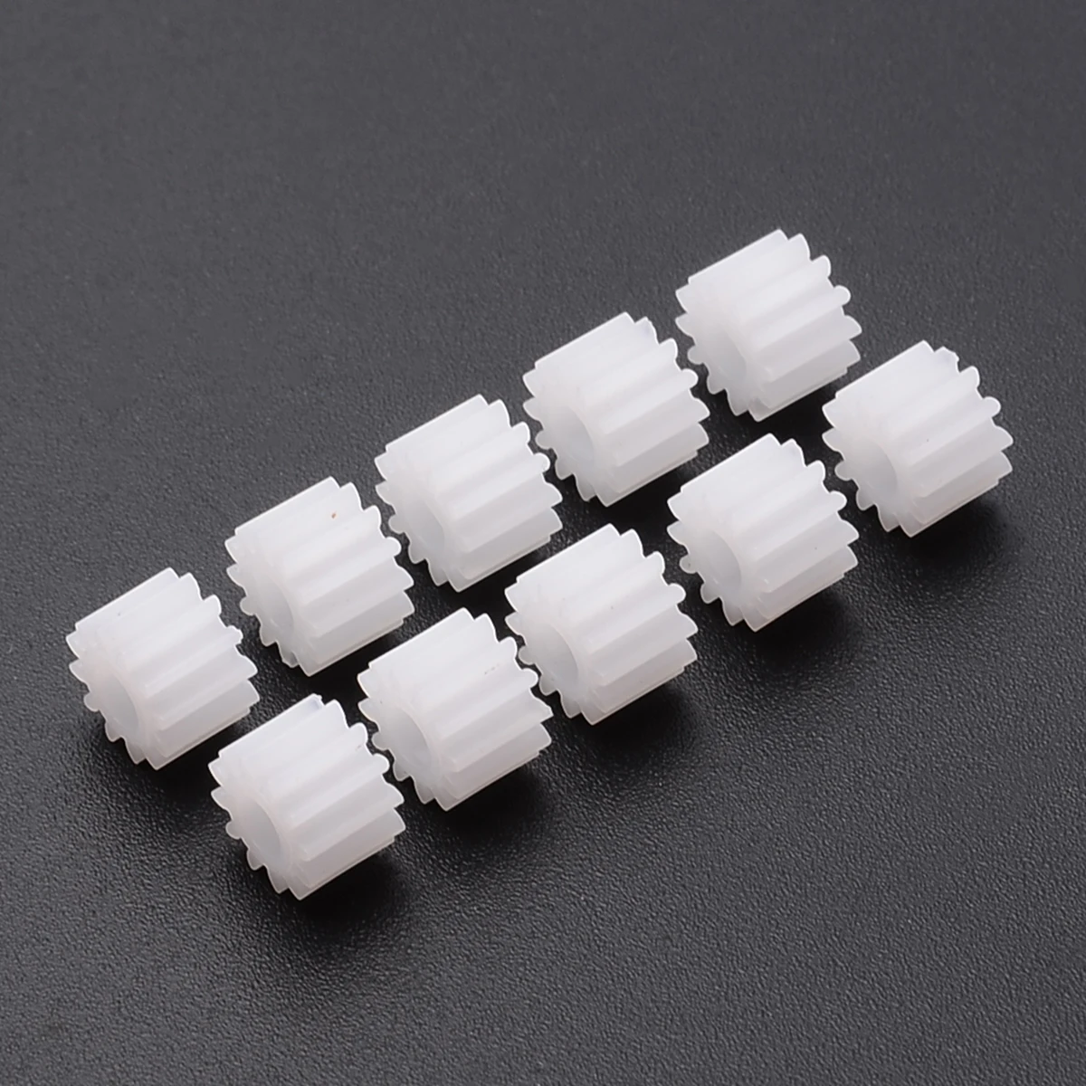 10Pcs Nieuwe 1012DF 12 Tanden Plastic Versnelling D Vorm Gat 3Mm 12 T M0.5 Gear Voor N20 D-As Motor Diy