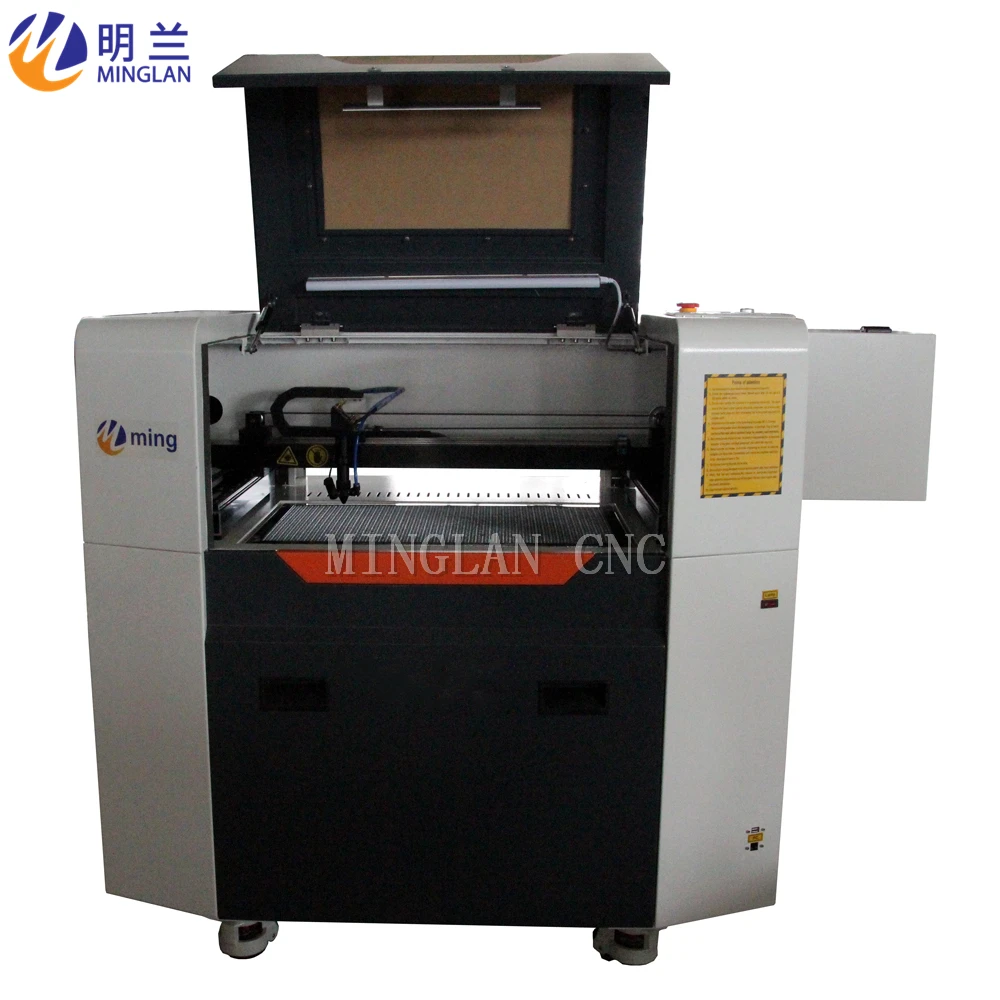 ML-6040J Reci 80W 100W With Chiller Cooling Laser Cutting Engraving Machine 6090