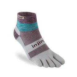 INJINJI Five-finger Sneakers Socks 2019 Trail Midweight Mini-Crew Cross-country Wear-resistant Quick-drying Warm Outdoor Hiking