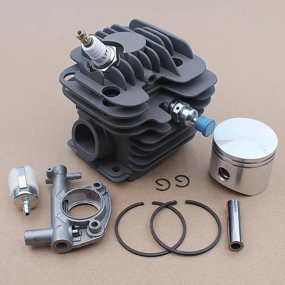 45mm Cylinder Piston Pin Oil Pump Kit for Oleo-Mac 952 Master Chainsaws Part Spark Plug 50082012