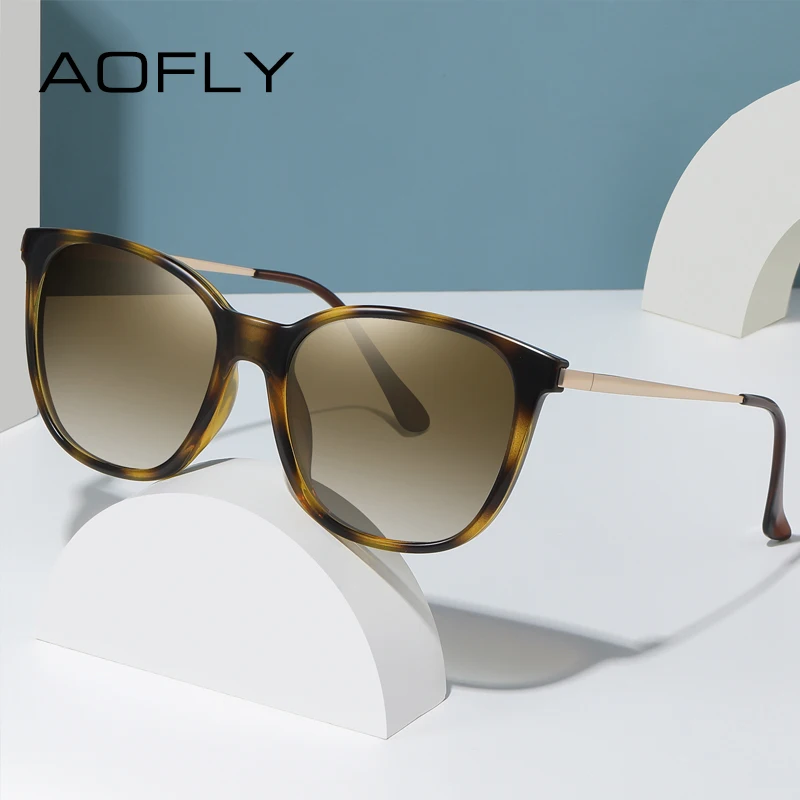 AOFLY Polarized Sunglasses For Women Fashion 2023 Shades Male Square Vintage Ladies Anti Glare Driving Sun Glasses Men UV400