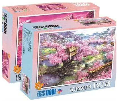 

Mini Jigsaw Puzzle 1000 Pieces Landscape Puzzles for Adults World Famouse Painting Puzzles Children Games Toys