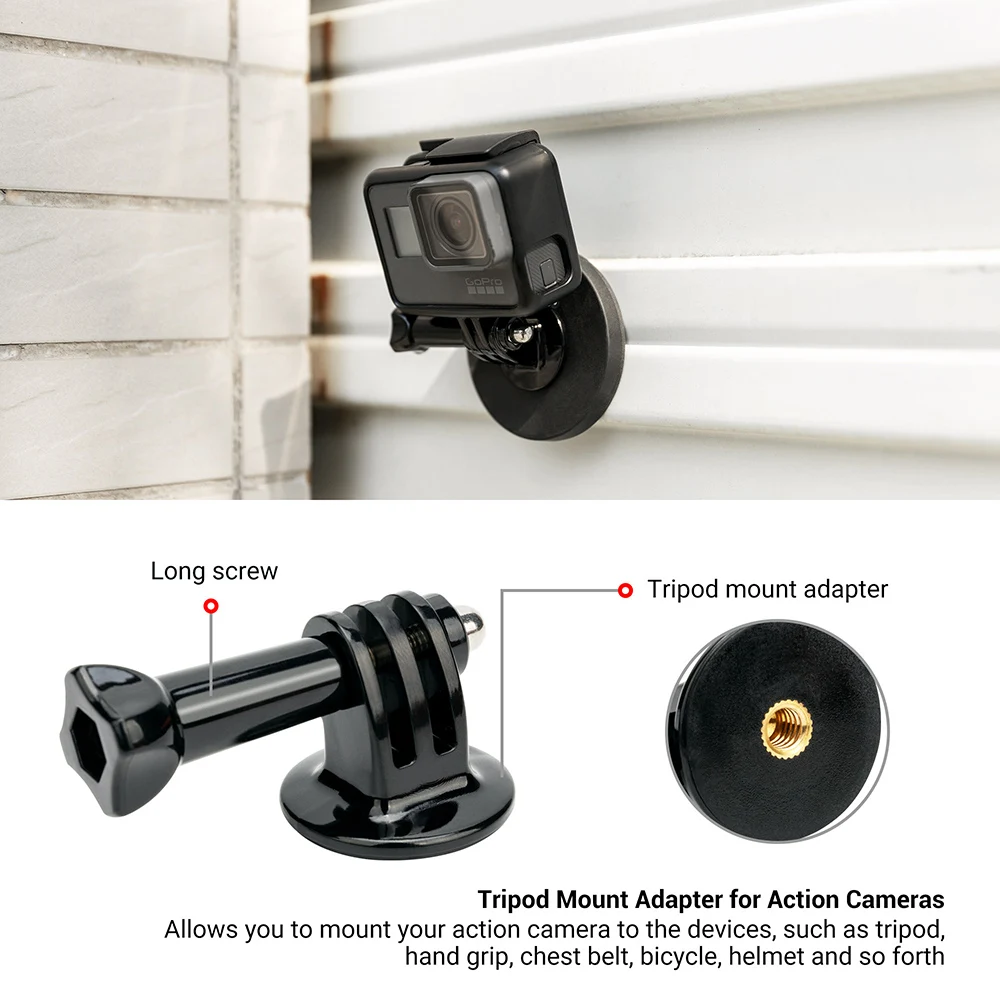 PROfezzion Magnetic Mount ขาตั้งฐานชุด Strong Ball Head สำหรับ Gopro Hero ,DJI Osmo กล้อง AKASO Action กล้อง