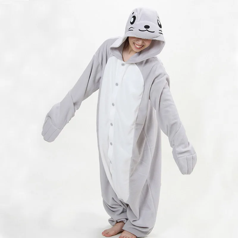 Sanderala Unisex Animal Adult White Chicken Onesies Pajama Sete Pyjama Cosplsy Costumes Cute Cosy Sleepwear Man & Women Homewear