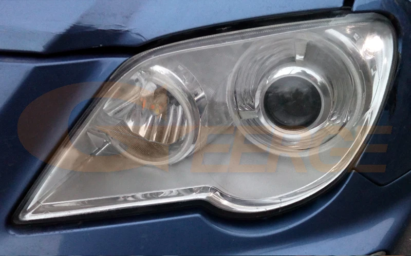 Per Chrysler Pacifica 2007 2008 Faro Ultra Luminoso SMD LED Angel Eyes Halo Anelli Kit Luce diurna