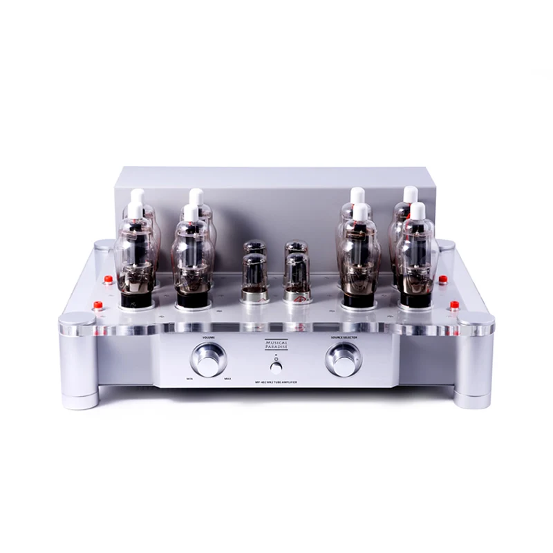 MUSICAL PARADISE MP-402 MK2 6SN7 6N7 FU25 x 8 Vacuum Tube Power Amplifier 70W x 2 Integrated AMP With Protective Cover