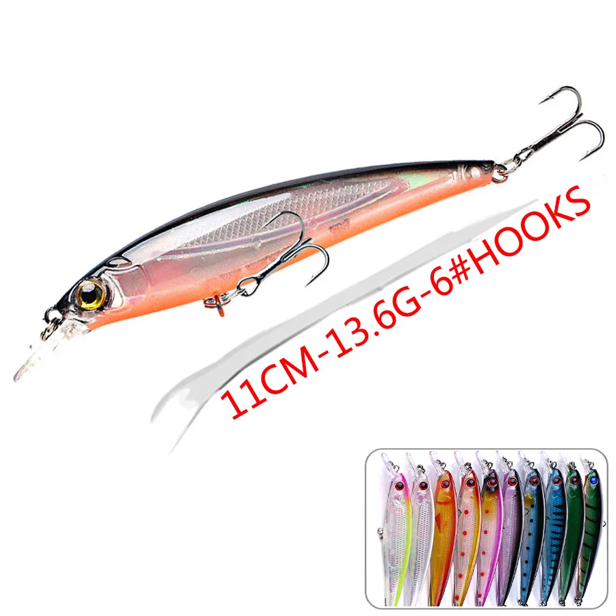 Minnow Crankbait Fishing Lure/Accessories/Goods/Tackle Classic Style Wobbler For Pike Hard Artificial Bait Floating Pesca Bass