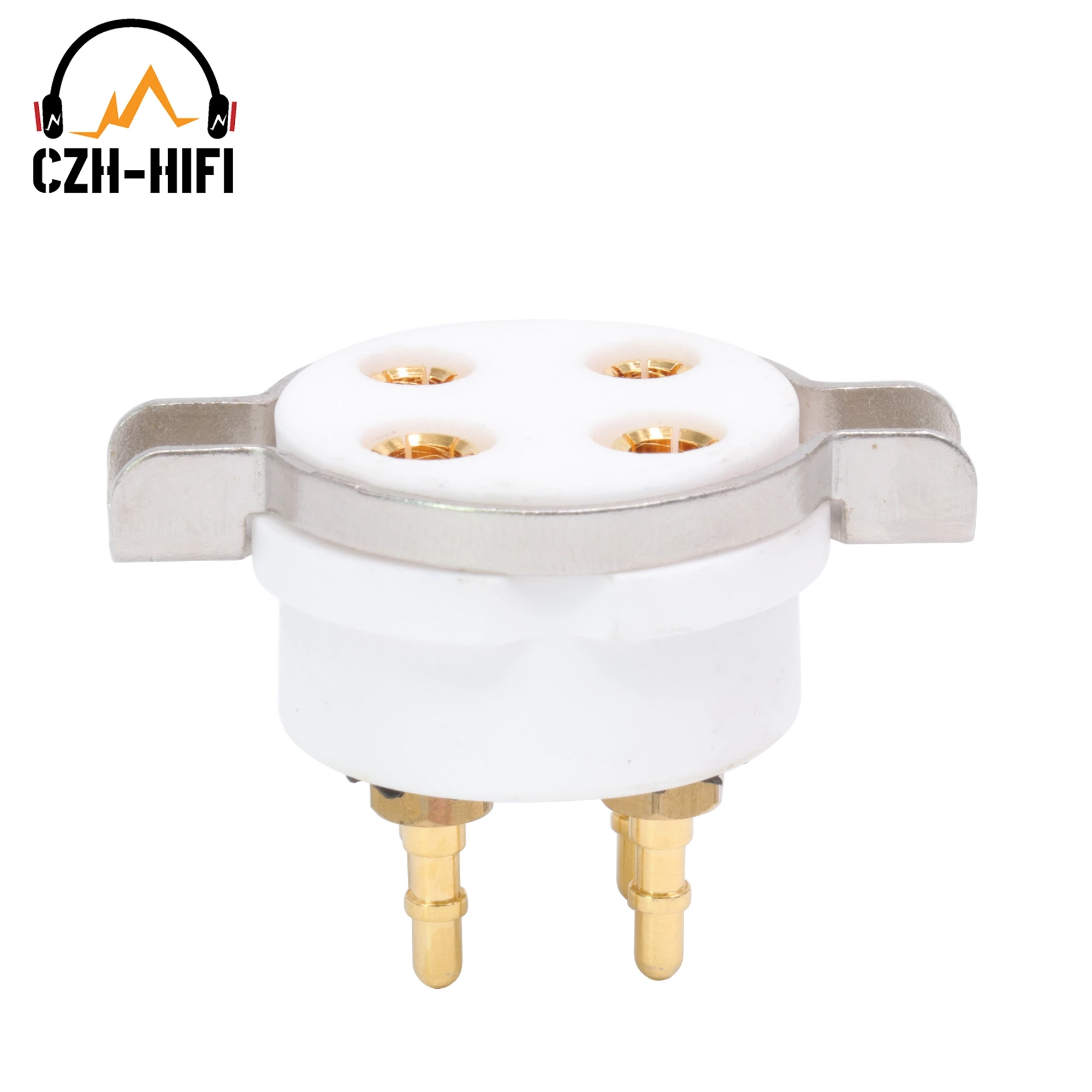 

1pc High End 4pin Ceramic Tube Socket Valve Base For 300B 2A3 811 45 72 274B 572B Vintage Audio Amplifier DIY HIFI