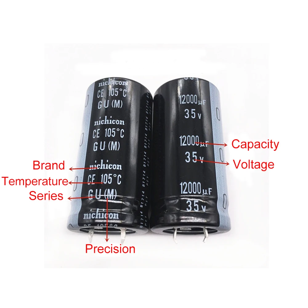 2 قطعة-14 قطعة Nichicon 12000 فائق التوهج 35V 25x50 مللي متر قو الملعب 10 مللي متر المكثفات القرن الصوت مكبر كهربائي الألومنيوم مكثفات كهربائية