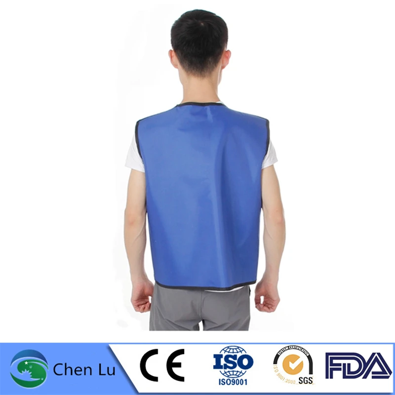 Direct selling x-ray gamma ray radiation protective 0.5mmpb lead short vest radiological protection waistcoat