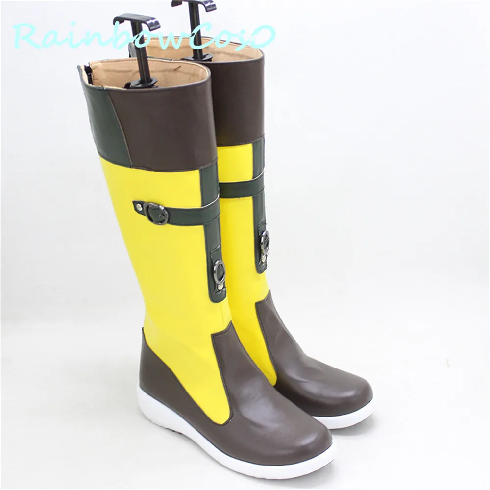 RainbowCos0 Cosplay Shoes FINAL FANTASY VIII FFVIII FF8 Rikku Boots Game Anime Halloween