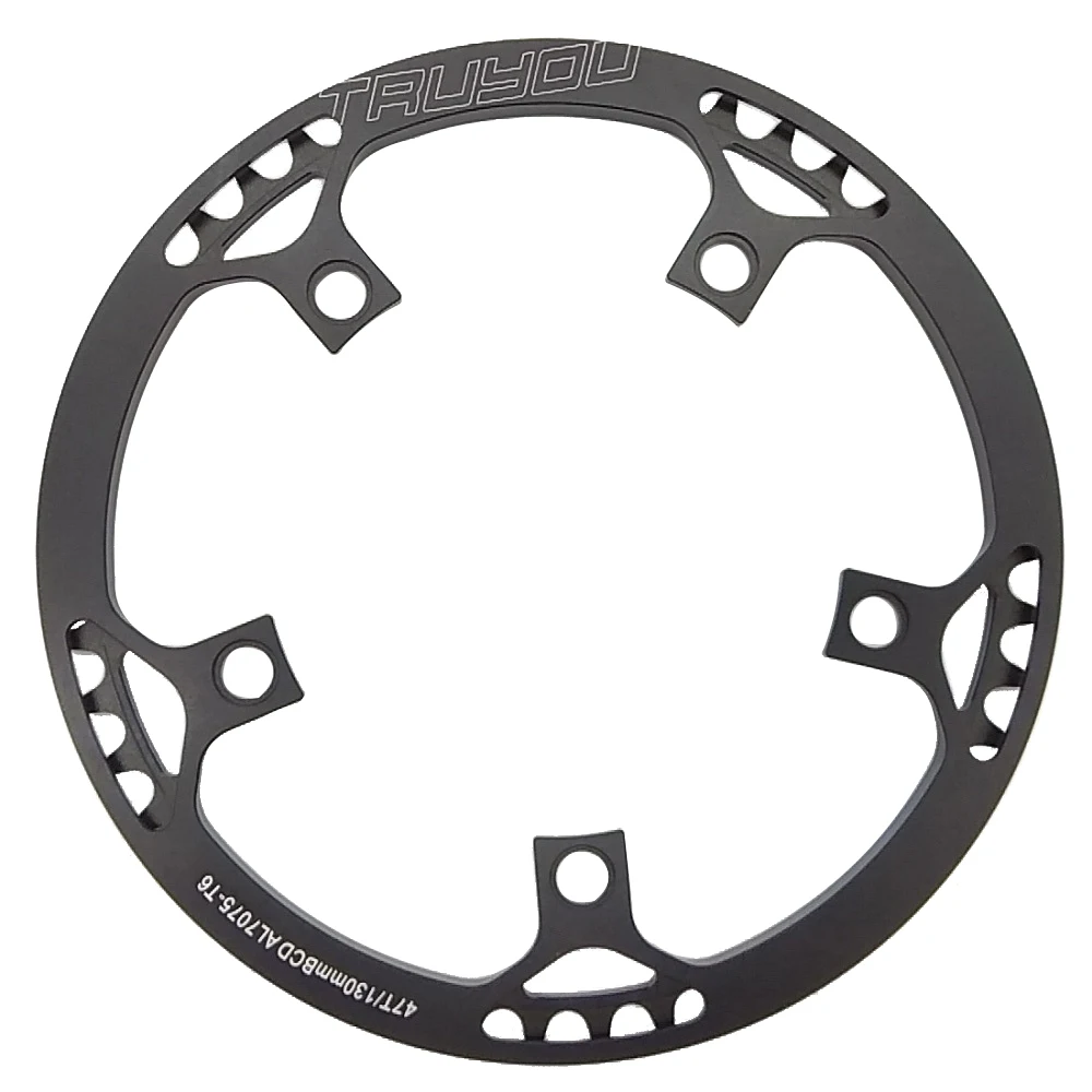 Folding Bike Chain Wheel Protective Plate 130 BCD 41T 45T 47T 50T 53T 56T Aluminum Alloy Road Bicycle Chainwheel