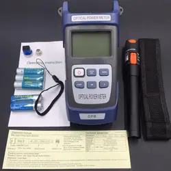 2 In 1 FTTH Fiber Optic Tool Kit King-60S Optical Power Meter -70 to +10dBm and 10mW Visual Fault Locator Fiber optic test pen