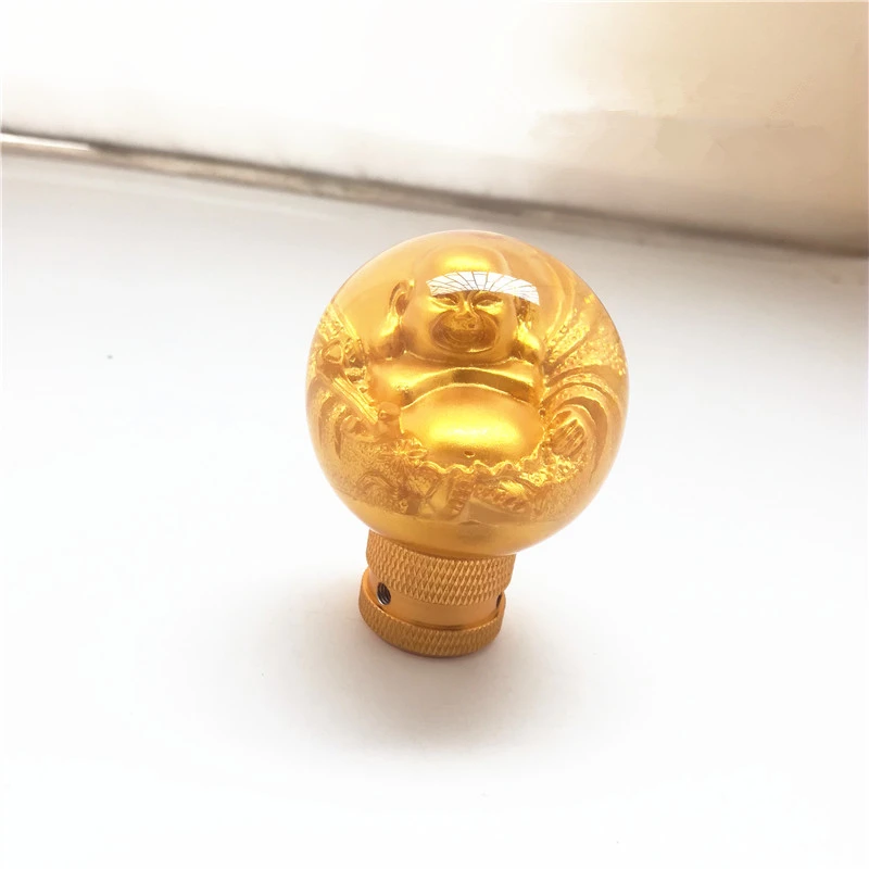 Car styling personality shift head / laugh Buddha Maitreya Gear shift knob / universal shift lever