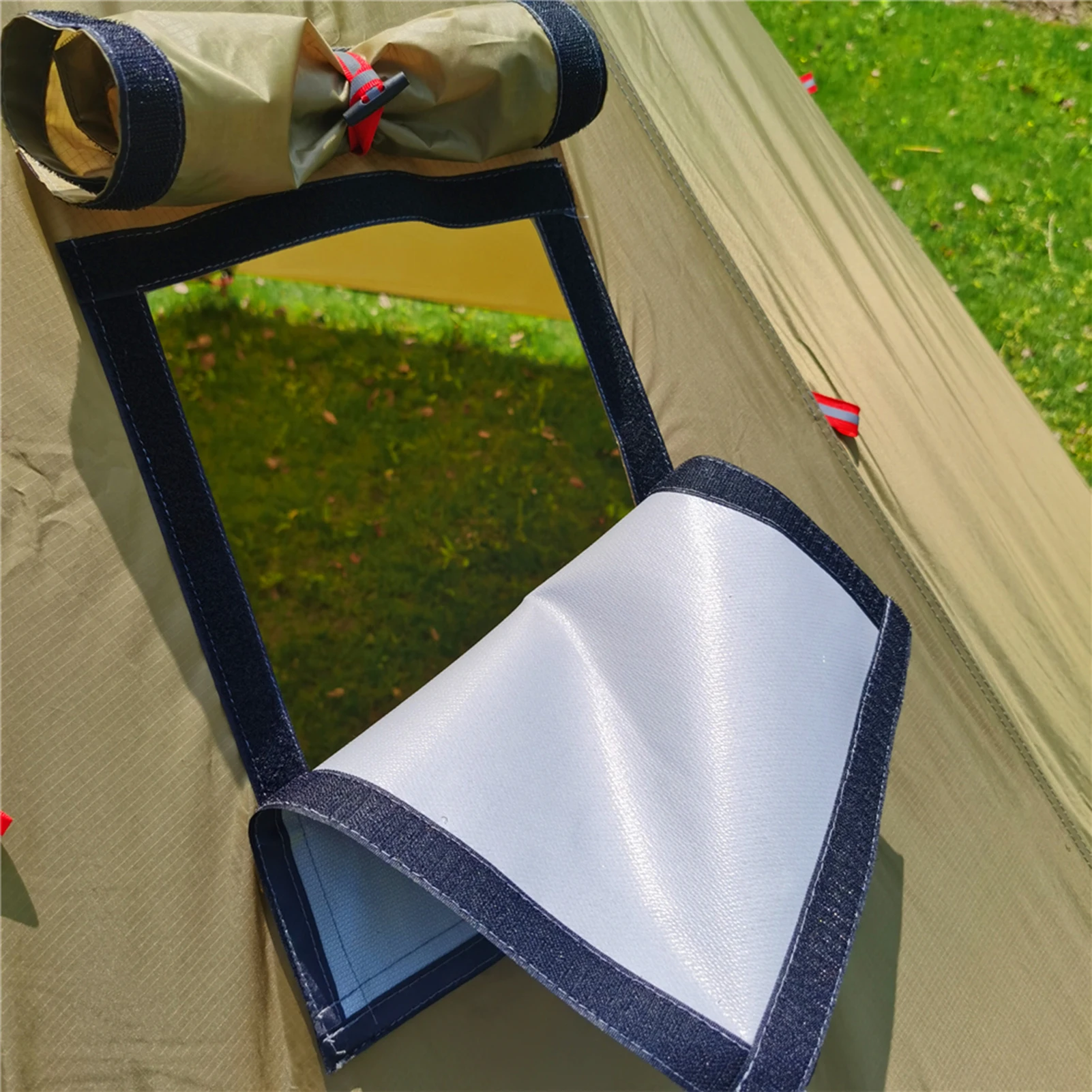 Camping fireproof fiber Fireproof Cloth for Tents Tent Stove Jack Fire Resistant Pipe Vent Accessories 32*25cm