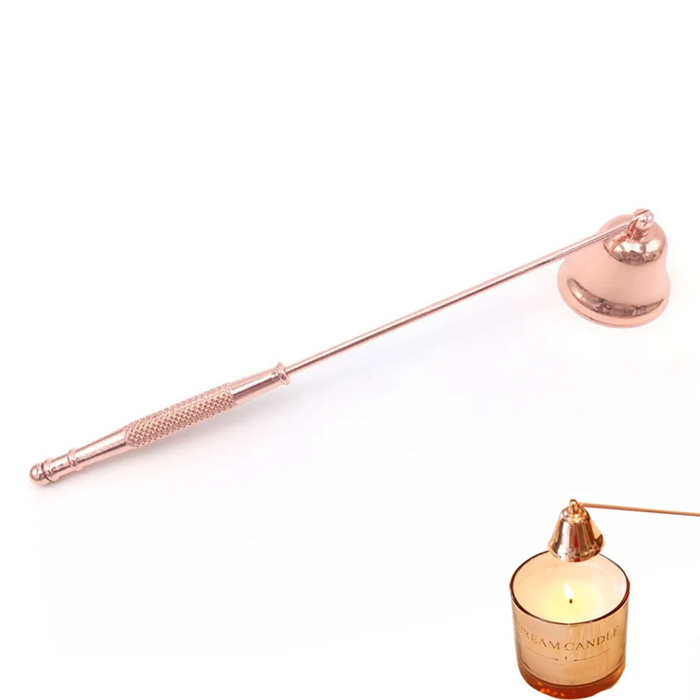 20PC Candle Snuffer Accessories Vintage Decoration Candle Cover Tool Bell Shape Long Handle Banquet Safely Extinguish Home Decor