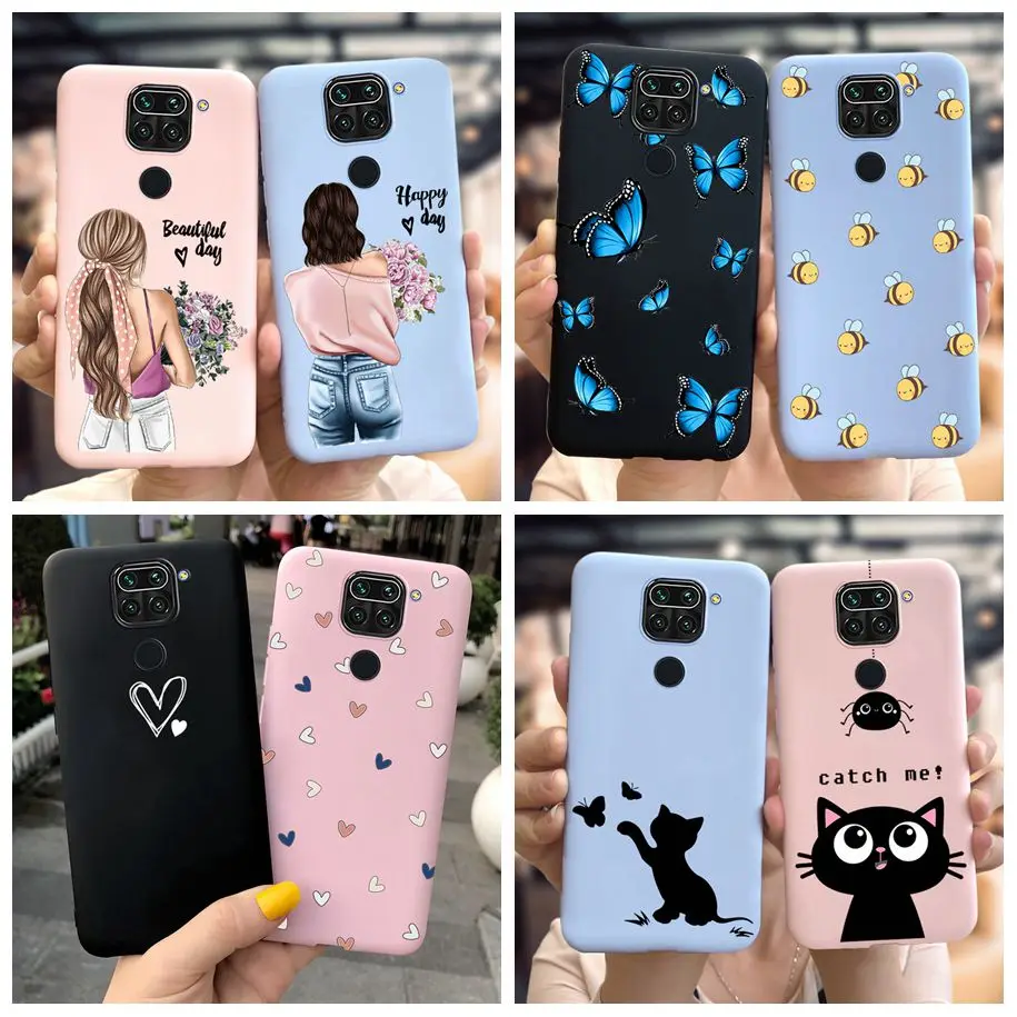 For Redmi Note 9 Case Soft TPU Cartoon Pattern Silicon Cover Phone Cases For Xiaomi Redmi Note 9 Note9 Note 9 Pro Max 9Pro Funda