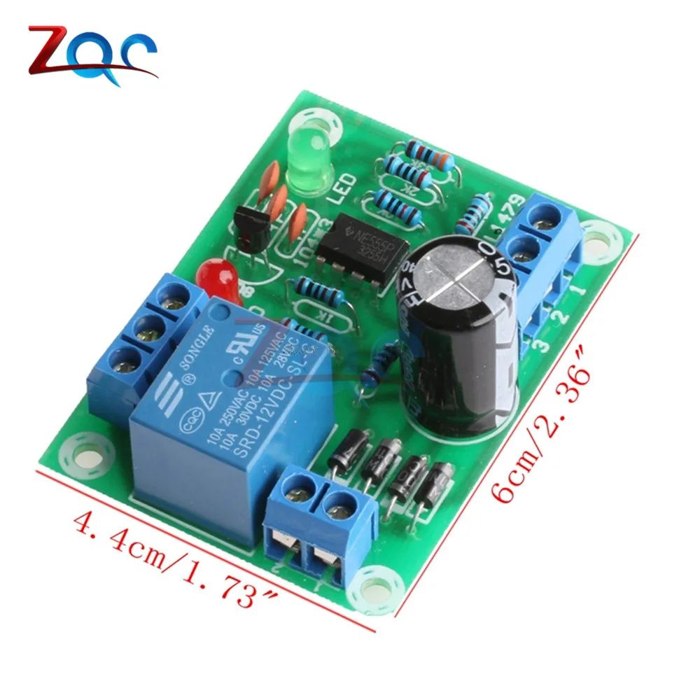 Water Level Controller Switch Liquid Level Sensor Module Automatically Pumping Drainage Protection Controlling Circuit Board