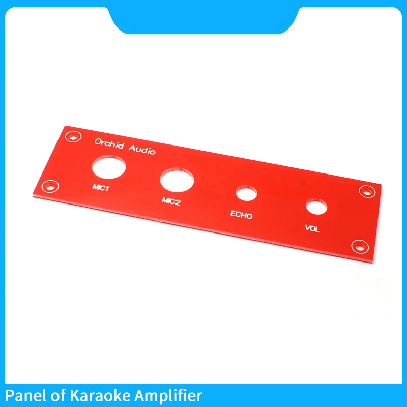 Panel of MICphone Amplifier Karaoke Sheel Box Chassis External extension Panel