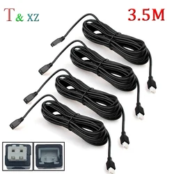 3.5M 13.1ft 2 Pin Extension Cable Cord For Car Reversing Parking Sensor Waterproof 4 Pcs/ lot