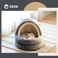 Zeze-Universal Closed Cat Litter, Four Seasons, Washable Teddy Kennel, Net Red, Pet House, Villa, Banana, Bed, Supplies