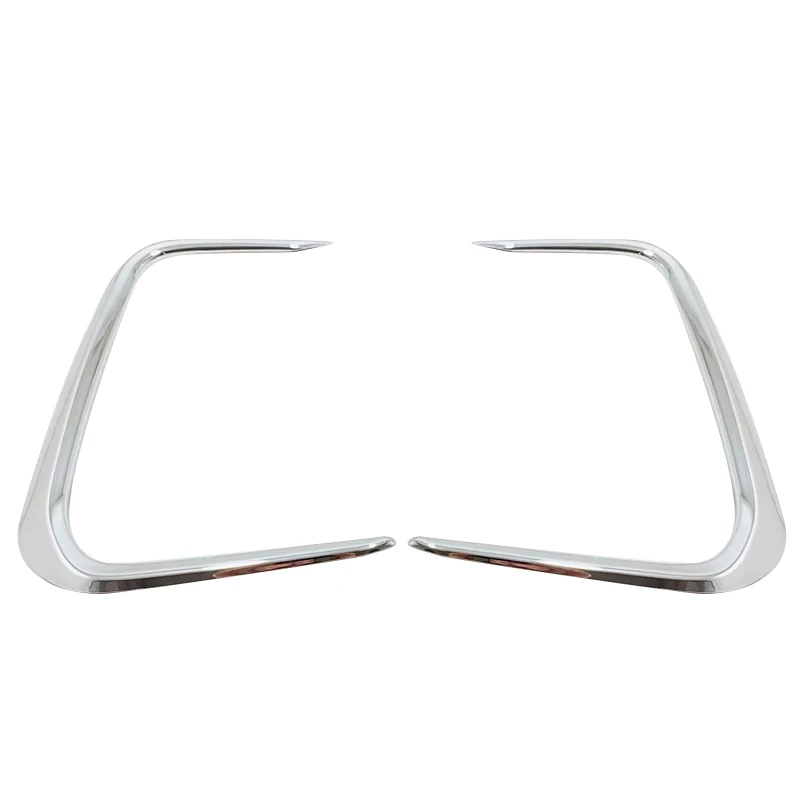 Front Fog Lights Fog Light Lamp Ring Frame Cover Trim Fit for Toyota Corolla E210 Prestige Altis 2019 2020 Bright Silver