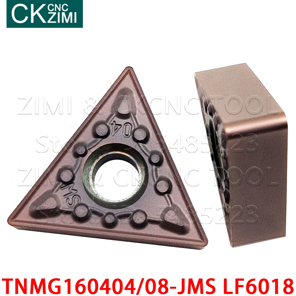 TNMG160404-JMS LF6018 TNMG160408-JMS LF6018 초경 인서트 외부 선삭 공구 CNC 금속 선반 공구 TNMG For Stainless Steel