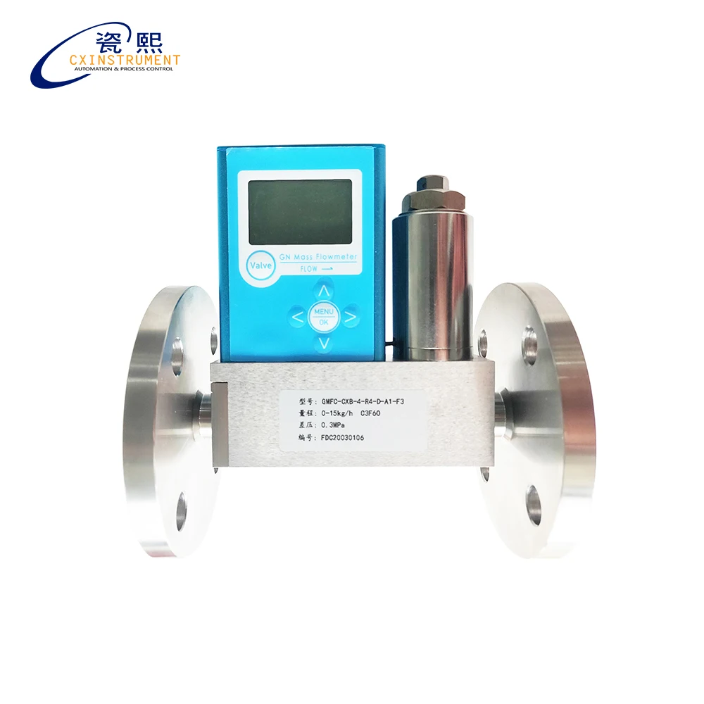 Gas Flow Meter Controller 1-30 SLM Flow Range and 1.0% High Accuracy Propane Flowmeter controller