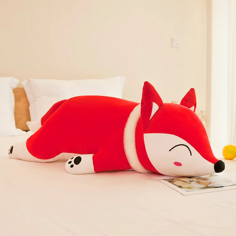 Kawaii Fox Soft Dolls Stuffed Animals Plush Toys Boutique Doll for Girls Children Boys Toy Plush Pillow Jungle Brothers Leo Gift