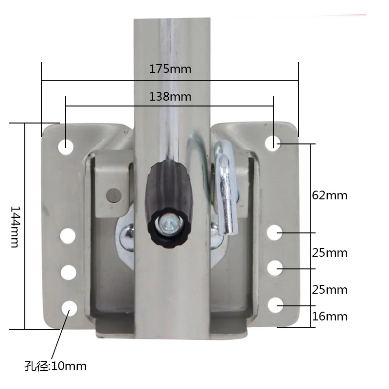 EgoTrailer 6inch solid wheel 1200LBS  Trailer jack jockey wheel boat RV  trailer parts accessories